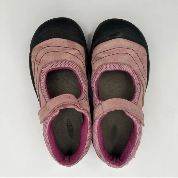 KEEN Youth Pink Maryjane slip on shoes size: 6