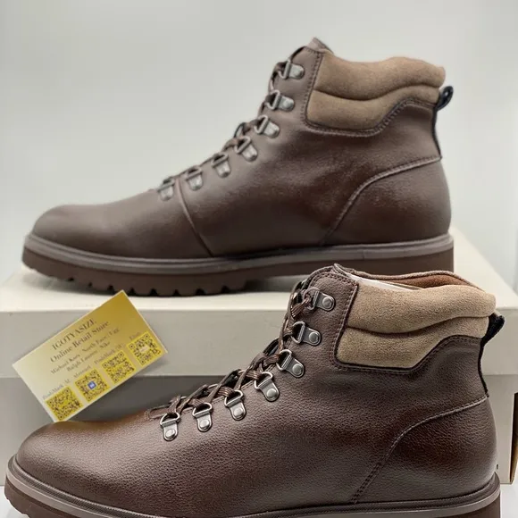 KENNETH COLE REACTION KLAY LUG ALPINE BOOTS