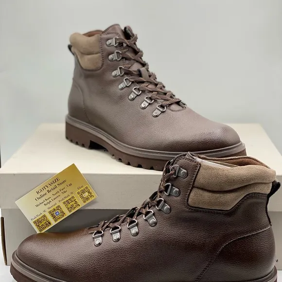 KENNETH COLE REACTION KLAY LUG ALPINE BOOTS