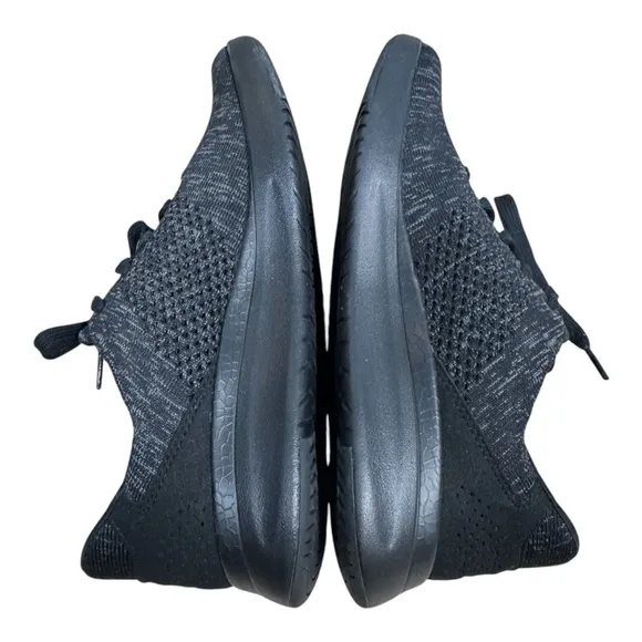 Kizik Lima Heathered Black Sneaker Men’s 8 Women’s 9.5 Comfort Shoes