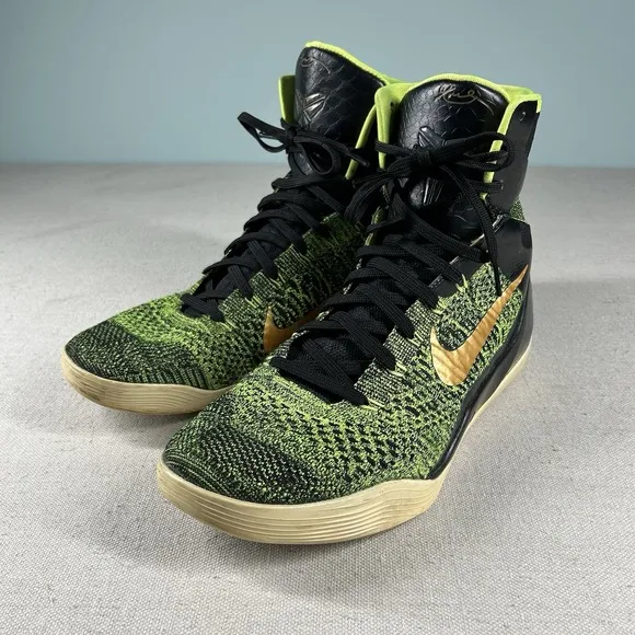 Kobe 9 XI Elite Victory Shoes Mens Size 11 Basketball Volt 630847-077