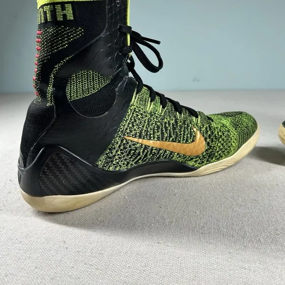 Kobe 9 XI Elite Victory Shoes Mens Size 11 Basketball Volt 630847-077