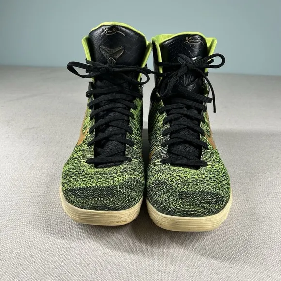 Kobe 9 XI Elite Victory Shoes Mens Size 11 Basketball Volt 630847-077