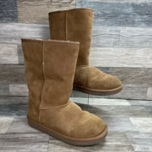 KOOLABURRA BY UGG, KIDS KOOLA TALL 1020172K KIDS BOOTS CHESTNUT SIZE 5