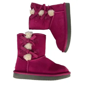 Koolaburra by Ugg Victoria Short Boots Raspberry Rose Size 3
