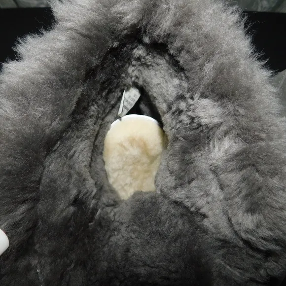 KOOLABURRA GRAY SUEDE SHEEPSKIN LEXY BOOTS SIZE 9