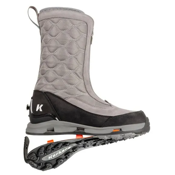 Korkers Women's Grey Northlake Zip Waterproof Comfort Boot Shoes Size 8 NWB