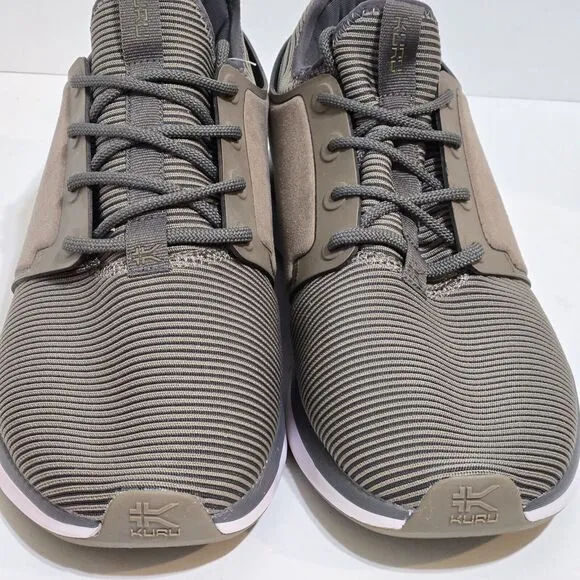 Kuru Atom Shoes Mens 10 Wide / 43 Brown Mesh Athletic Running Comfort Sneakers