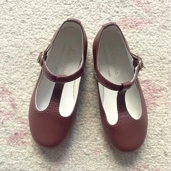 La Coqueta Dusty Pink T Bar Shoes 24