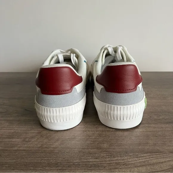 LACOSTE White L004 Canvas Men's Trainer Shoes Size 12 #1140