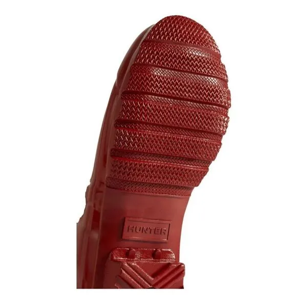 Ladies Hunter Size 5 Military Red Tall Rain Boots Rainboots Galoshes No-Slip