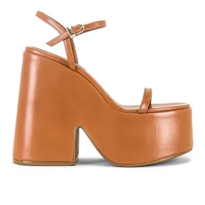 Larroude Tan Platform Shoes Retro-Inspired Design NEVER WORN⚡️