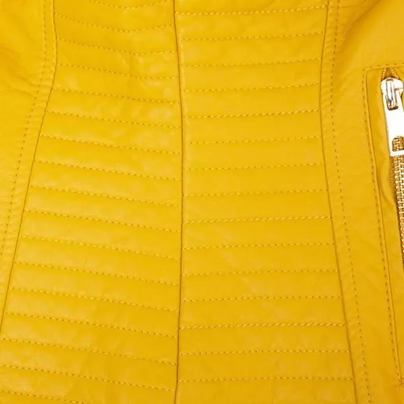 Leather Casual Short Jacket for Women,Moto Coat