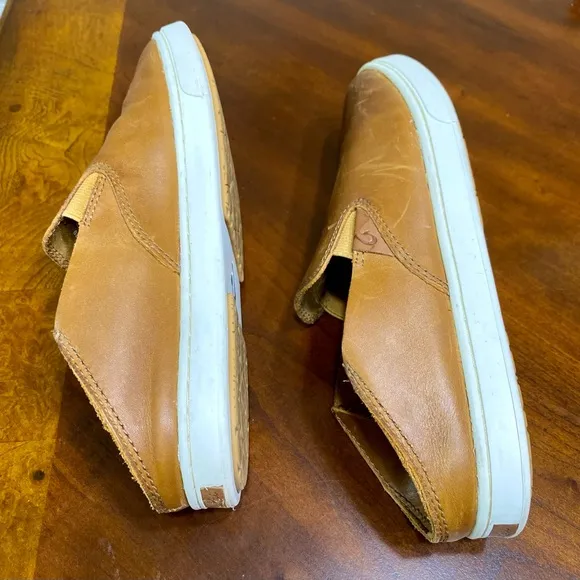 Leather Shoes Olukai Pehuea Leather Slip-On Shoes W 6.5