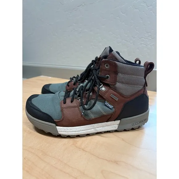 LEMS Outlander Waterproof Hiking Boots Trail Shoes Sz 10 Men 11.5 Women Iceberg