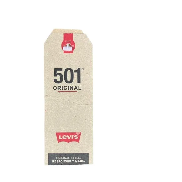 Levi's 501 Original Button Fly Dark Blue Denim Jeans Men's Sizes 32x32 - 36x32