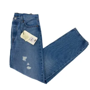 Levi's Blue High Rise Boyfriend Jeans | Size 28