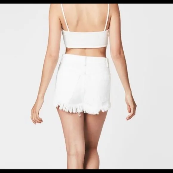 {LF Carmar} double lace up  White Titania Carmar Shorts Size 28