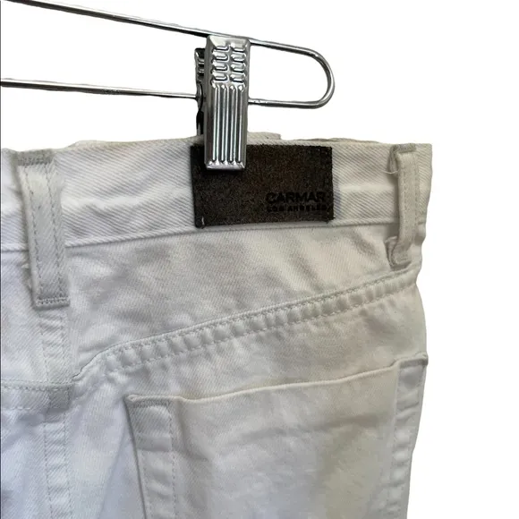 {LF Carmar} double lace up  White Titania Carmar Shorts Size 28