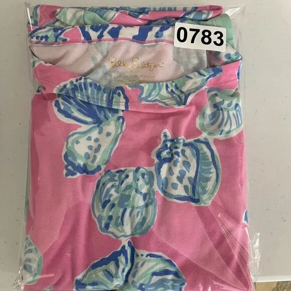 Lilly Pulitzer M UPF 50  Sophie Shift Dress Pink Pout Barefoot Princess Vacation