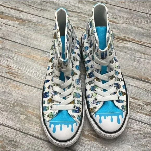 Little Kid Chuck Taylor All Star 🌟 Easy-On Frozen Treats Sneakers Shoes Size 3