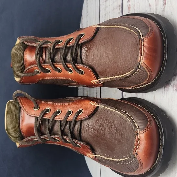 LL Bean Allagash Bison Handsewn Chukka Boots Boat Shoes Size 9