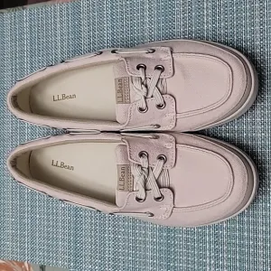LL Bean Canvas Deck Boat Shoe Loafers Item ID 274408, Womens Size 8.5 NWOB