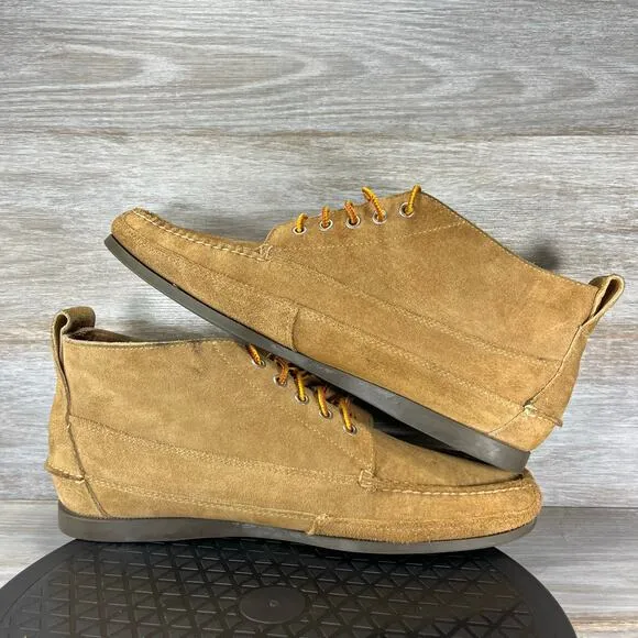 LL bean Men’s Brown Suede Chakka Ankle Boots Size 13 D