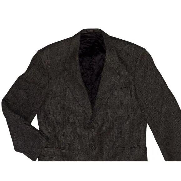 LL Bean Men’s Wool Sport Coat Blazer Medium Multicolor Tweed Insulated Mint Cond