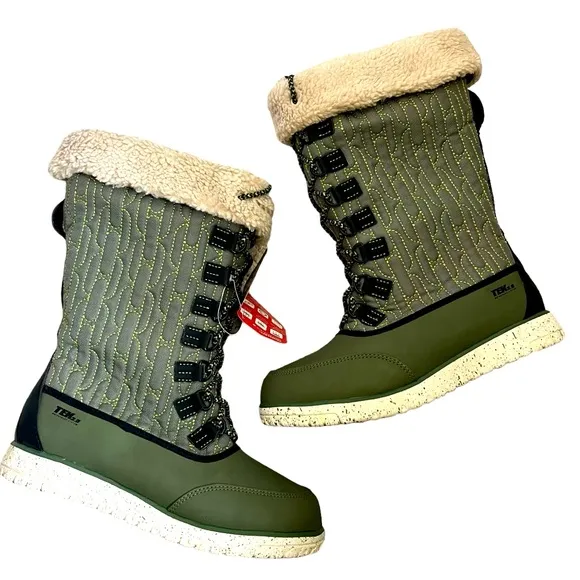 L.L. Bean NEW Primaloft 200 Gram Size 7 Womens Winter Boots/ Green