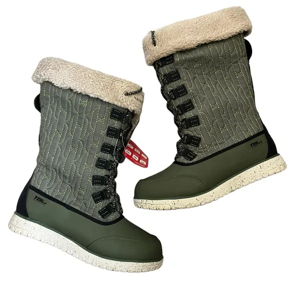 L.L. Bean NEW Primaloft 200 Gram Size 7 Womens Winter Boots/ Green