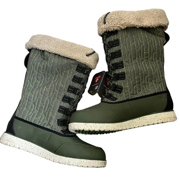 L.L. Bean NEW Primaloft 200 Gram Size 7 Womens Winter Boots/ Green