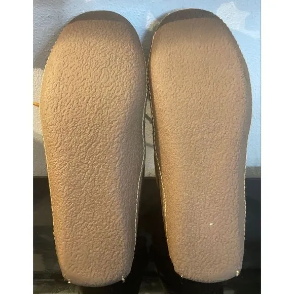 LL Bean Pebble Leather Moccasin Slip-On Loafer Driving Shoes Mens Size 8