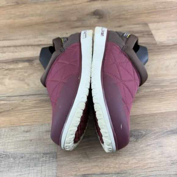 LL BEAN Primaloft Quilt Ultralight WP Slip On Men Sz 8 Mountain Red Dark…
