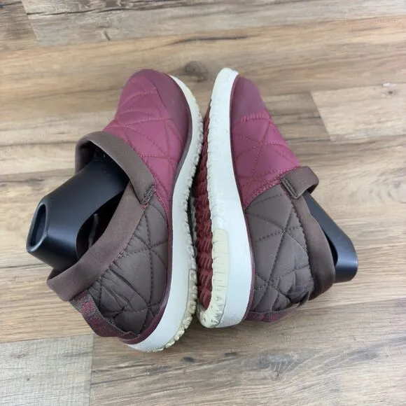 LL BEAN Primaloft Quilt Ultralight WP Slip On Men Sz 8 Mountain Red Dark…