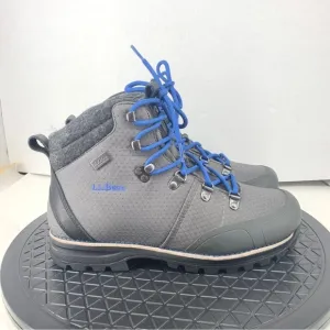 LL Bean Women Size 9.5 Boots Cresta Gray Black Hiking Tek 2.5 Waterproof Shoes