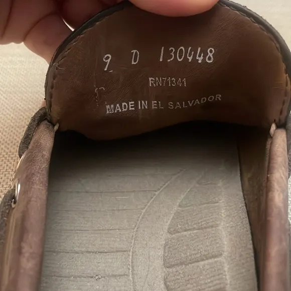 L.L. Beans Men’s Brown Leather Boat Shoes Loafers Size 9