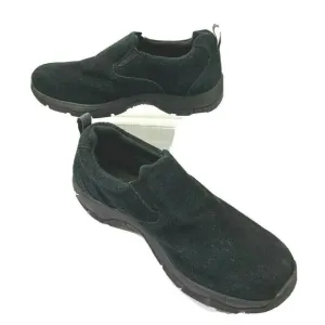 L.L. Bean Mens 9 M Black Snow Shoes Vibram Tek 2.5 Arctic Grip Primaloft Slip On