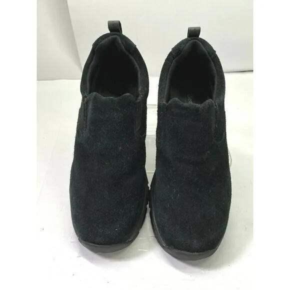L.L. Bean Mens 9 M Black Snow Shoes Vibram Tek 2.5 Arctic Grip Primaloft Slip On
