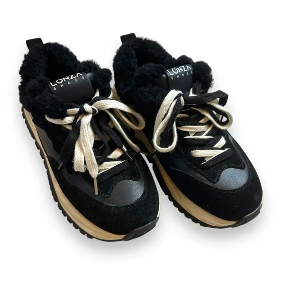 Lonza black sneakers euro sz 39