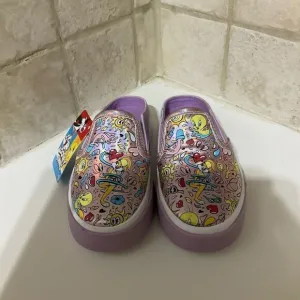 Looney Tunes Lavender Slip-on shoes toddler size 11