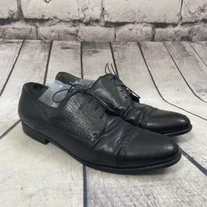 lorenzo banfi shoes Mens Size 12 M Lace Up Black Leather Oxford Dress‎ Shoe