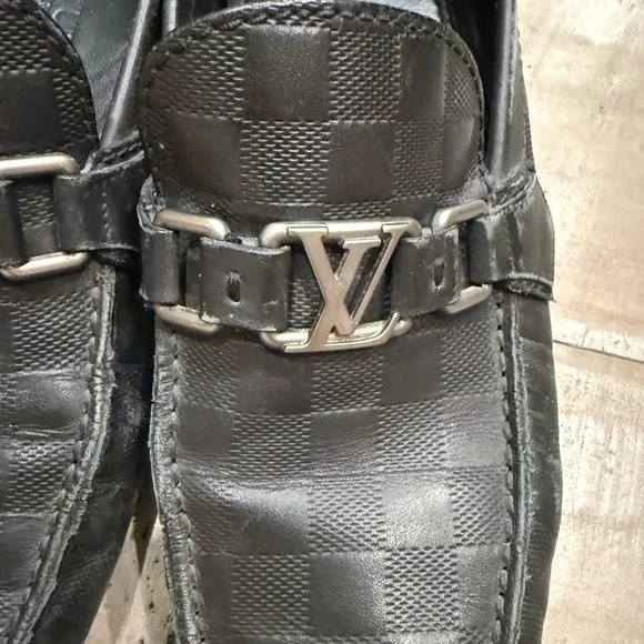 Louis Vuitton Men's Black Loafers