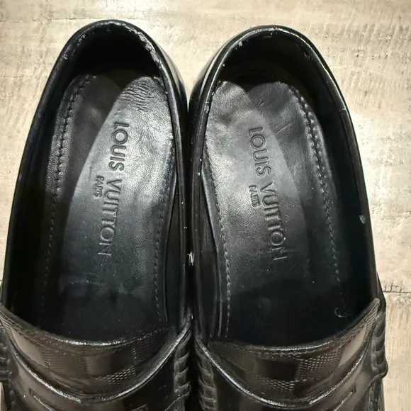 Louis Vuitton Men's Black Loafers