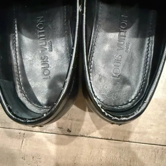 Louis Vuitton Men's Black Loafers