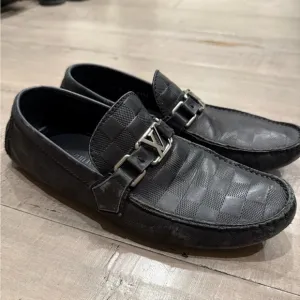 Louis Vuitton Men's Black Loafers