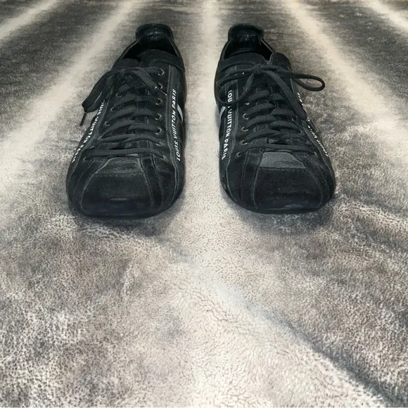 Louis Vuitton Paris Men's Black Sneakers