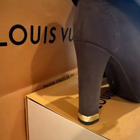 Louis Vuitton Suede Short Boots