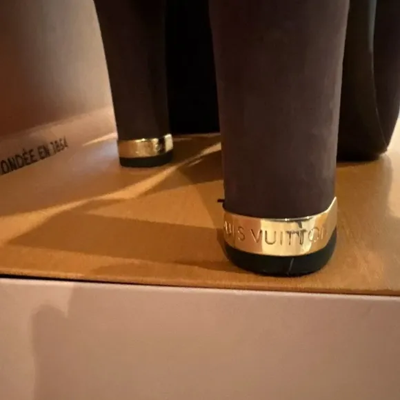 Louis Vuitton Suede Short Boots