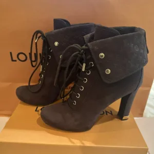 Louis Vuitton Suede Short Boots